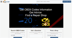 Desktop Screenshot of engine-codes.com